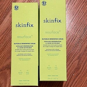 2 Skinfix Resurface+ Glycolic and Lactic Acid Renewing Body Scrub 8oz